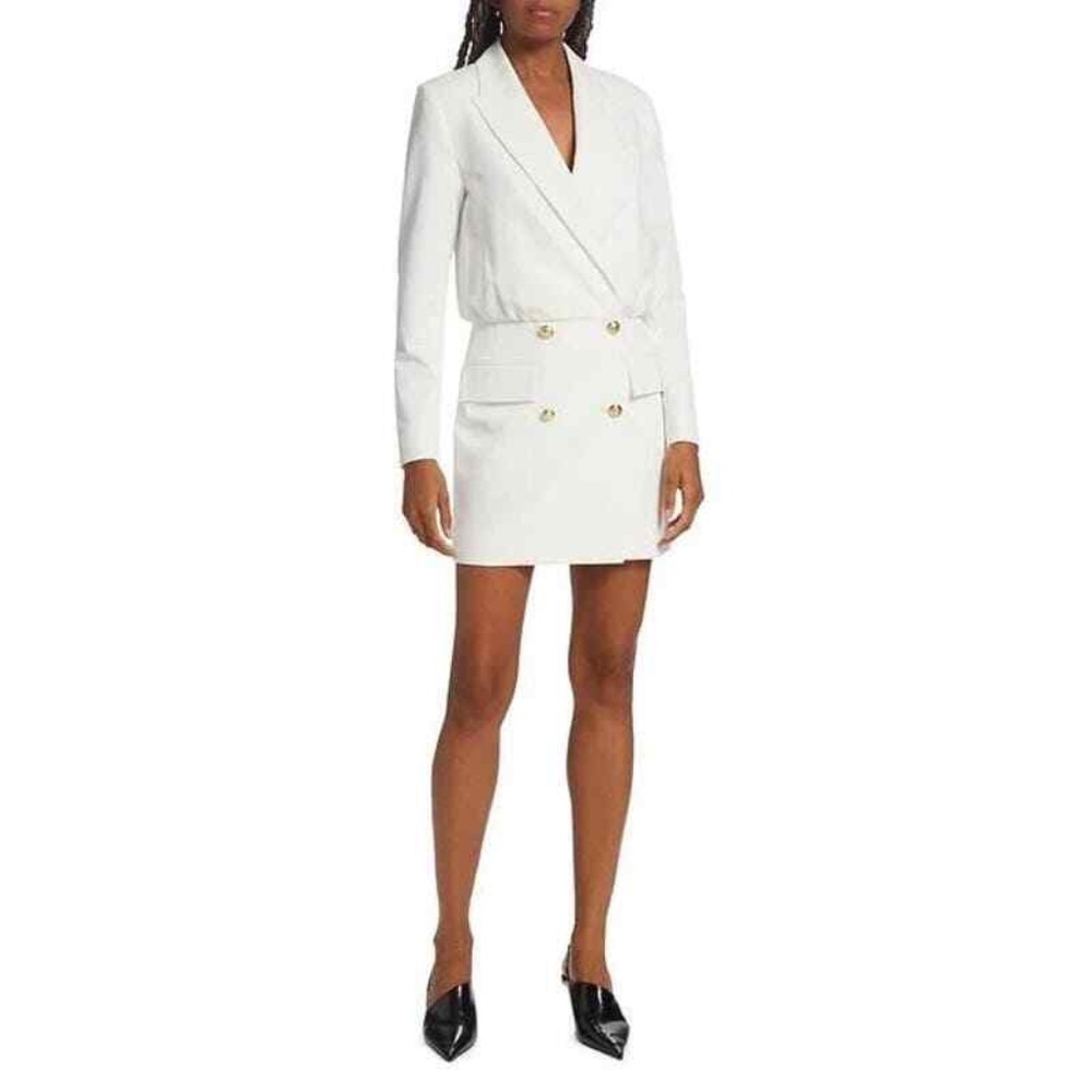 Derek Lam 10 Crosby Tweed Chiara Blazer Dress Long Sleeve - size 4 - Picture 2 of 6